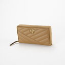 トリーバーチ 財布（レディース） 【4月20日-4月21日限定★クーポン配布中】トリーバーチ TORY BURCH 長財布 KIRA CHEVRON QUILT レザ−ラウンド 90348　　フィットハウス