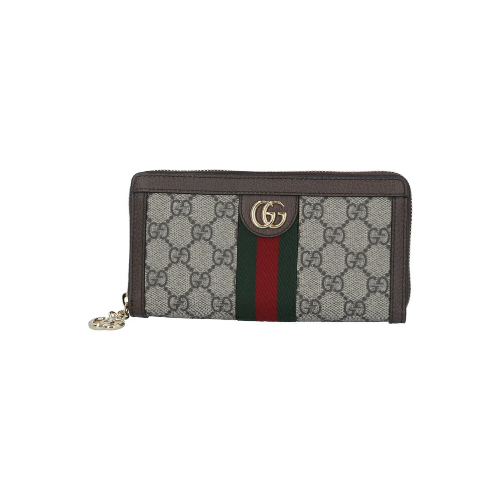 グッチ 財布（レディース） 【5/15抽選で全額ポイントバック企画！2人に1人が当選！！】グッチ GUCCI GGスプリーム OPHIDIA ラウンド長財布 523154 96IWG　　フィットハウス