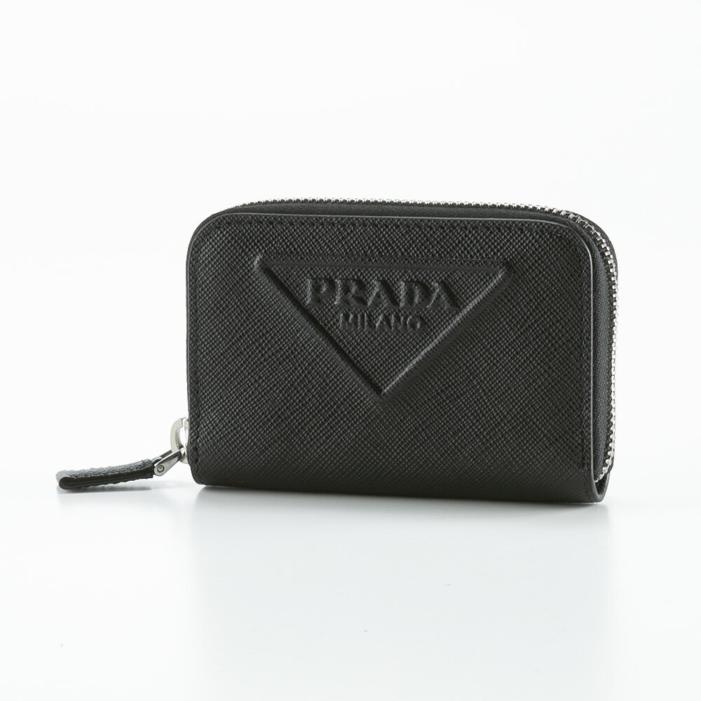 【5月18日−20日限定★クーポン配布中】プラダ PRADA 小銭入れ SAFFIANO EMBOSSING ラウンド/NERO 2MM003-2D1Q　　フィットハウス