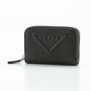 プラダ 革小銭入れ レディース プラダ PRADA 小銭入れ SAFFIANO EMBOSSING ラウンド/NERO 2MM003-2D1Q　　フィットハウス