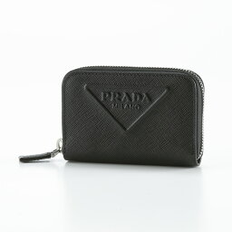 プラダ 【5月3日−6日限定★クーポン配布中】プラダ PRADA 小銭入れ SAFFIANO EMBOSSING ラウンド/NERO 2MM003-2D1Q　　フィットハウス