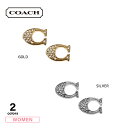 【5月3日−6日限定★クーポン配布中】コーチ COACH ピアス SIGNATURE HUGGIE STUD F29824　　フィットハウス