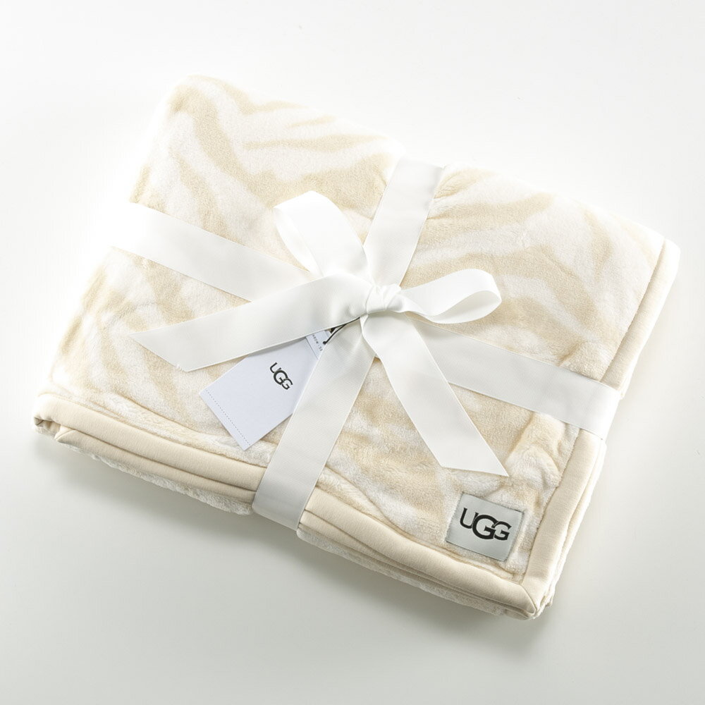 【6月1日−2日限定★クーポン配布中】アグ UGG ブランケット Duffield Throw II WHITE ZEBRA 1106011-WHZB フィットハウス