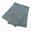 【5月3日−6日限定★クーポン配布中】ポロラルフローレン POLO RALPH LAUREN マフラー solid denim bear scarf 31.5×185 PC1034　　フィットハウス