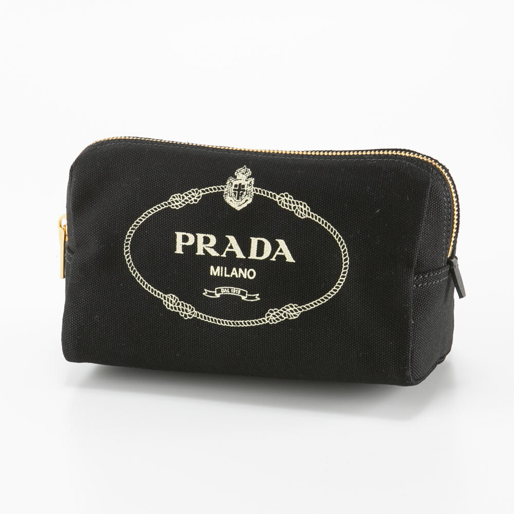 プラダ ポーチ（レディース） 【5月18日−20日限定★クーポン配布中】プラダ PRADA CANAPAロゴ ポーチ大/NE-TA 1NA693 20L　　フィットハウス