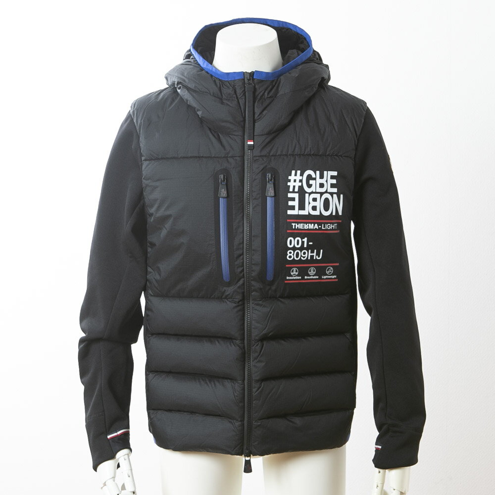樂天商城 - 【5のつく日限定★10％クーポン★】【お買い物マラソン期間中ポイント10倍】モンクレール MONCLER メンズアウター GRENOBLE 反転ロゴ 袖ニット ナイロン コンビ 8G000.18.809HJ　　フィットハウス