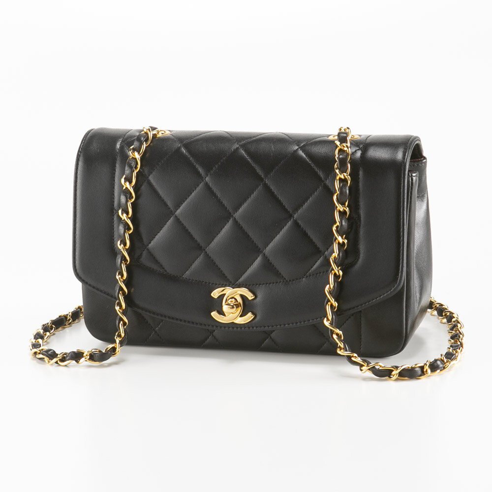 【ヴィンテージ・中古】シャネル CHANEL ショルダーバッグ ラムスキンダイアナ#22 A01164　　フィットハウス