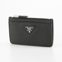 プラダ 財布（メンズ） 【5月1日限定★クーポン配布中】プラダ PRADA 折り財布 VITELLO DAINO フラグメントケース 2MC084 2BBE　　フィットハウス