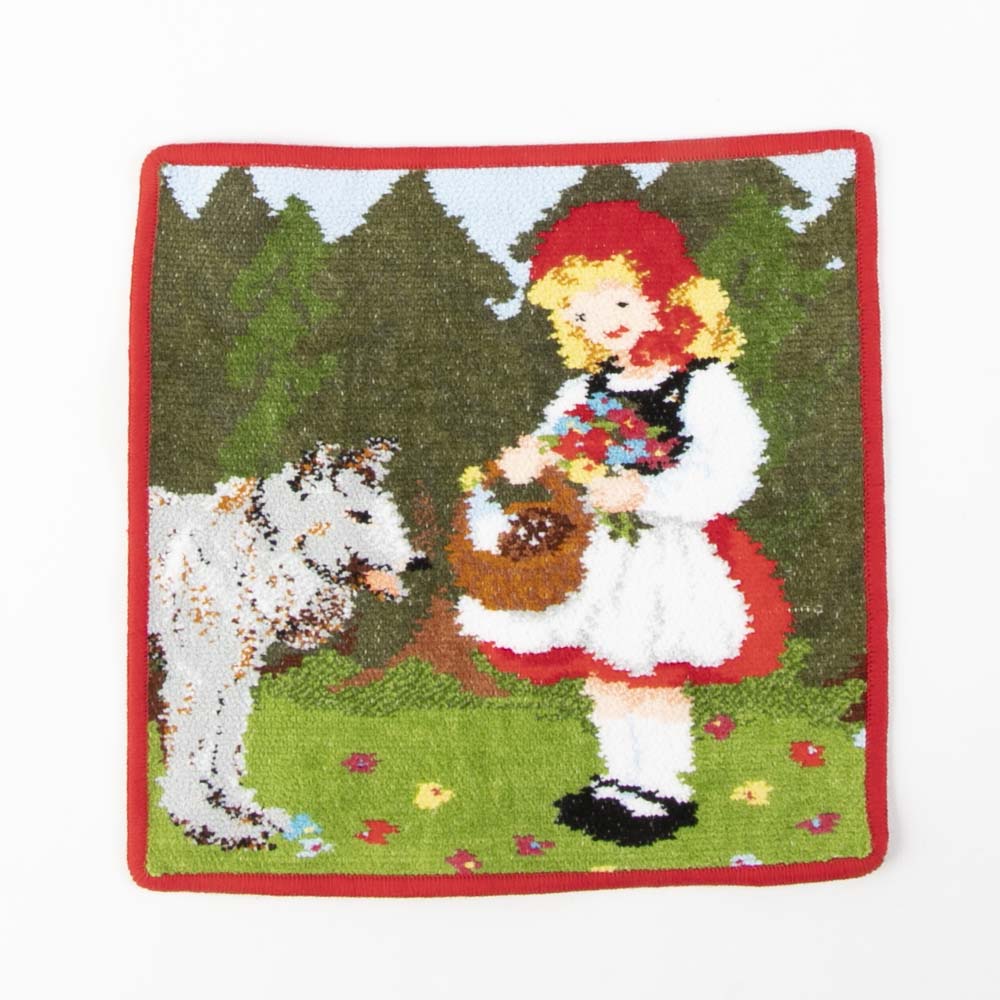 Other - フェイラー FEILER ハンカチ LITTLE RED RIDING HOOD 赤ずきんちゃん 25×25 レッド 61264 リトル レッド ライディング H 25/R　　フィットハウス
