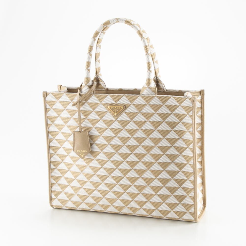 プラダ ハンドバッグ プラダ PRADA TRIANGOLO JACQUARD LG トートバッグ 1BA356 2FKL OOM　　フィットハウス