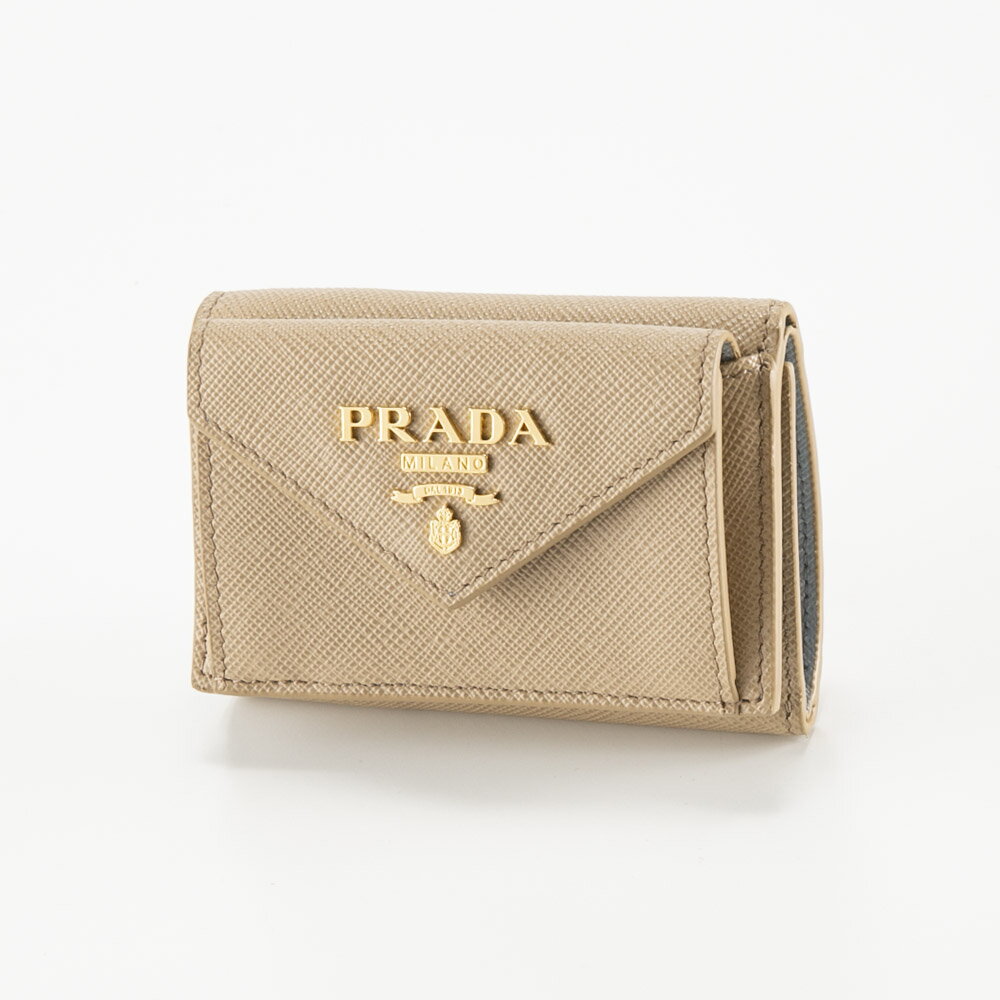 プラダ 財布（レディース） 【5月10日−12日限定★クーポン配布中】プラダ PRADA SAFFIANO MULTICOLOR TINY サフィアーノ マルチカラー 三つ折り財布 1MH021 ZLP　　フィットハウス