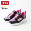 【5月1日-5月6日限定★クーポン配布中】エドウィン EDWIN キッズスニーカー カジュアルマジック (BLK) SOM3191 フィットハウス