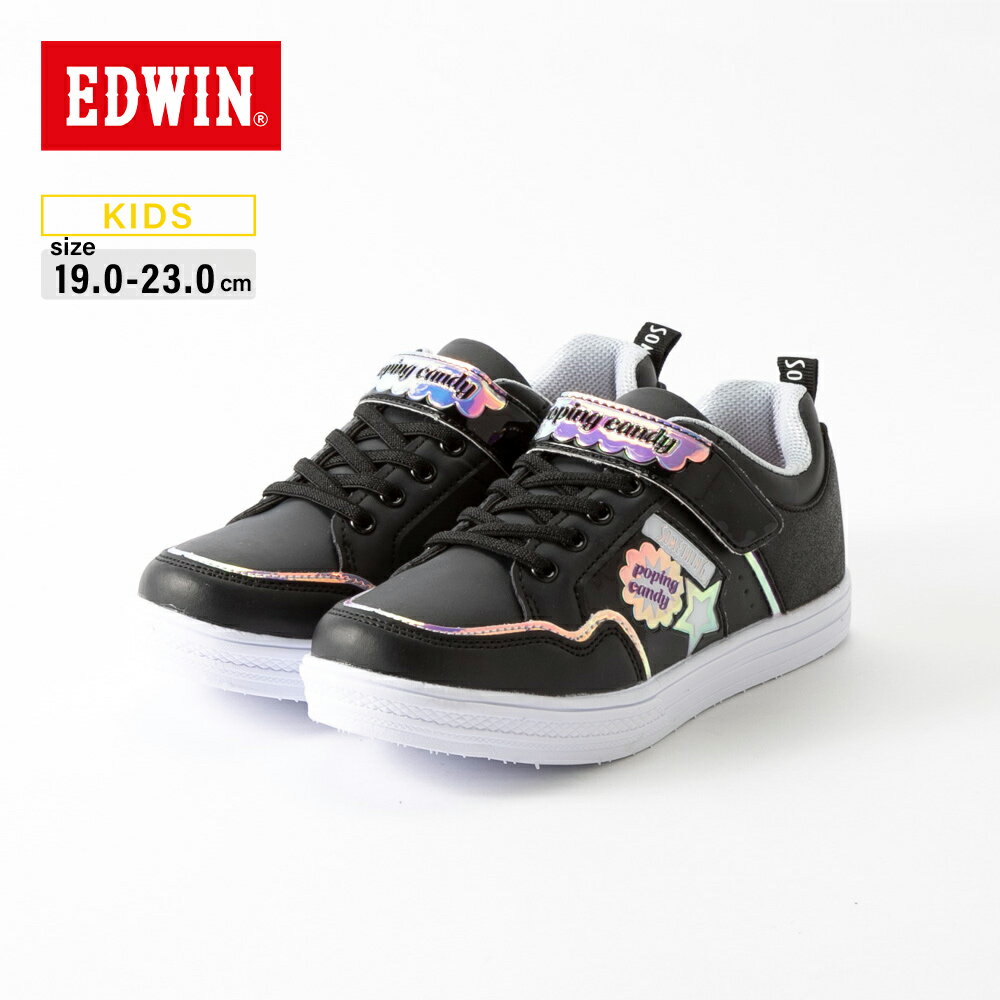 エドウィン EDWIN キッズスニーカー シールデコマジック SOM3192　　フィットハウス