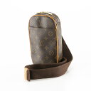 【5月1日限定★クーポン配布中】【ヴィンテージ・中古】ルイ・ヴィトン LOUIS VUITTON ボディバッグ モノグラム ポシェット ガンジュ M51870　　フィットハウス