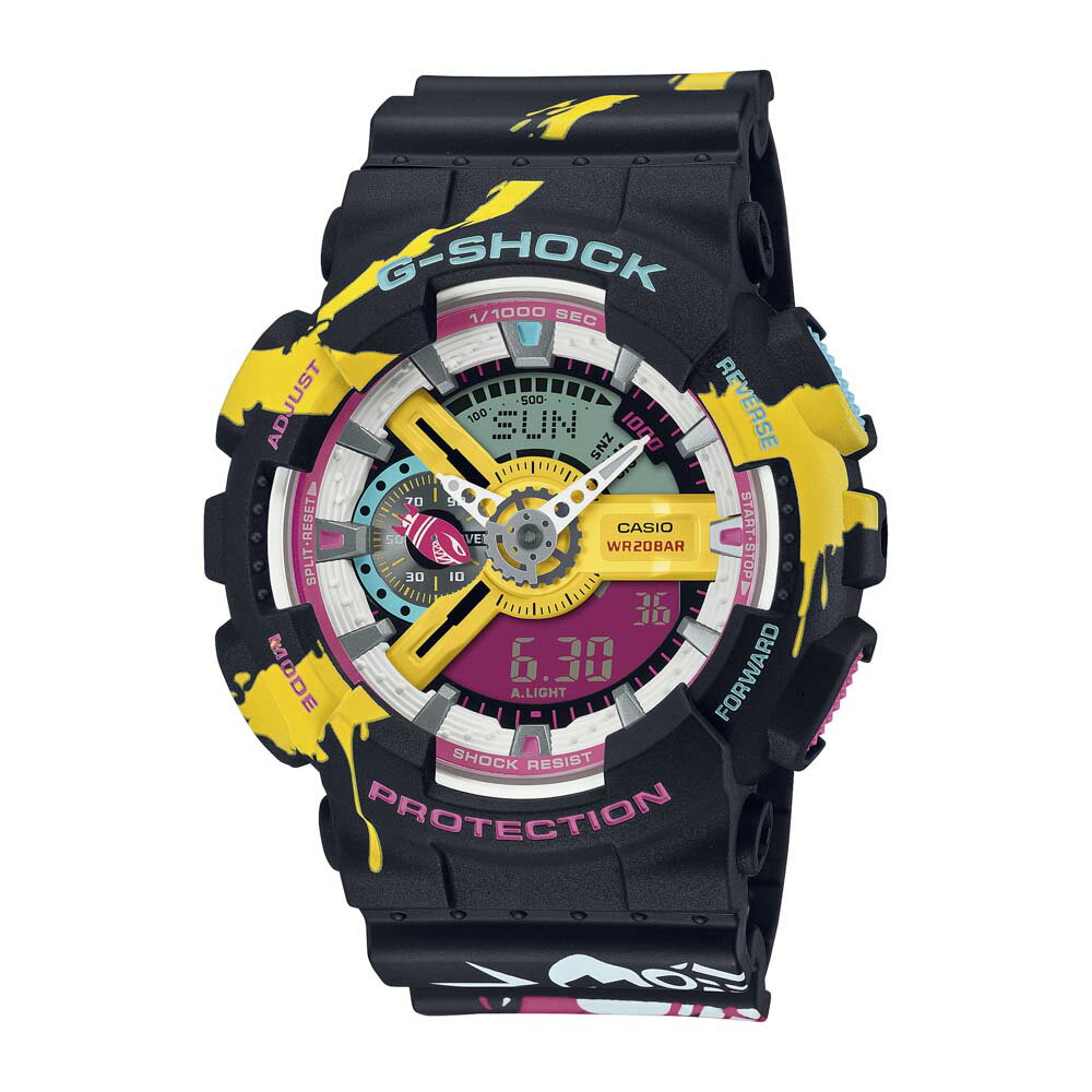 ジーショック G-SHOCK 腕時計 LEAGUE OF LEGENDSコラボ アナデジ Mウォッチ GA-110LL-1AJR　 　フィットハウス