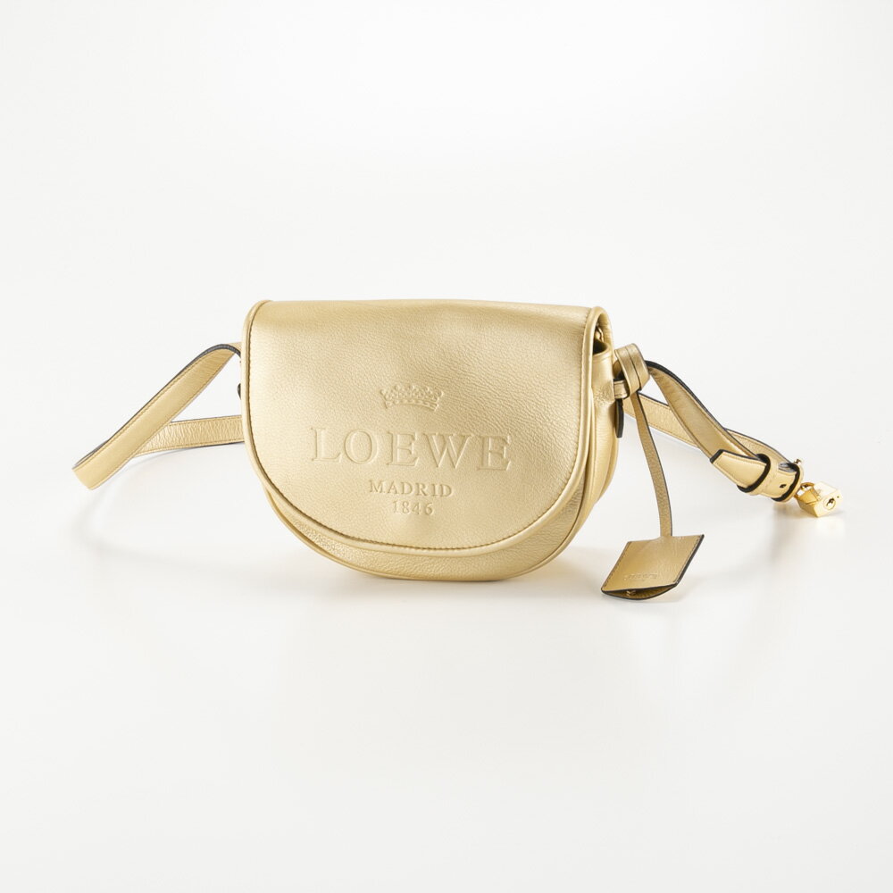 【4月27日-4月29日限定★クーポン配布中】【ヴィンテージ・中古】ロエベ LOEWE ヘリテージショルダーバッグ 376.70.753　　フィットハウス