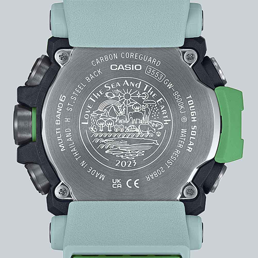 FIT HOUSEのカシオ CASIO ジーショック G-SHOCK 腕時計 MUDMAN EARTHWATCH コラボ 電波ソーラー Mウォッチ GW-9500KJ-3JR　　フィットハウス｜アングル2