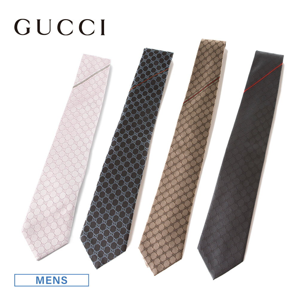 【5月18日−20日限定★クーポン配布中】グッチ GUCCI ネクタイ 定番GGロゴ 456522AREND　 　フィットハウス