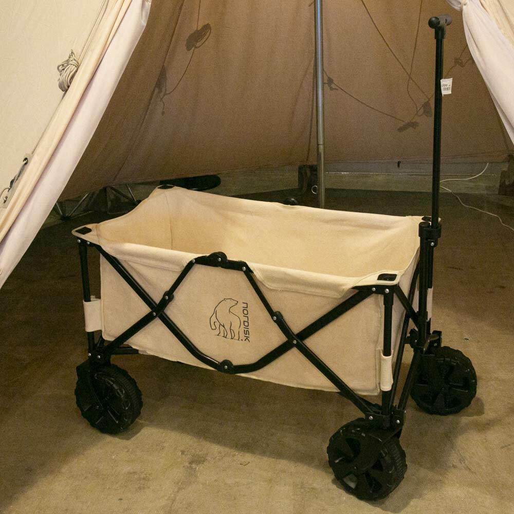 ノルディスク NORDISK アウトドア用ワゴン 折り畳み式ハンドカート 店頭展示品 COTTON CANVAS WAGON 127012　 　フィットハウス