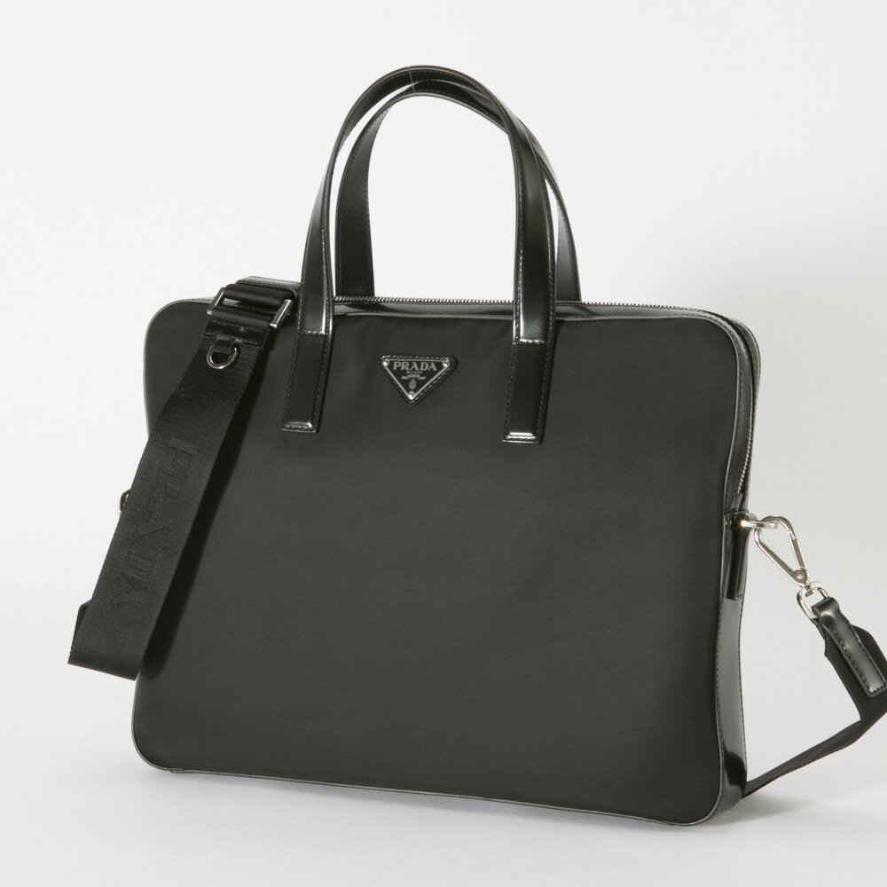 ブリーフケース プラダ PRADA ビジネスバッグ TES.SAFFIANOブリーフケース 2VE368-789-NOT　　フィットハウス