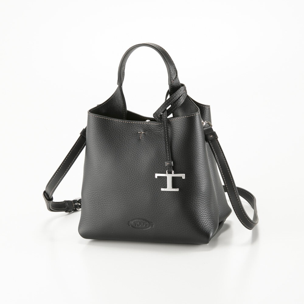 【ワンダフルデー限定★10％クーポン★】トッズ TOD'S ハンド・トートバッグ 2WAYバッグ Tタイムレス メタルペンダント ミニ XBWAPAA9100-QNK フィットハウス