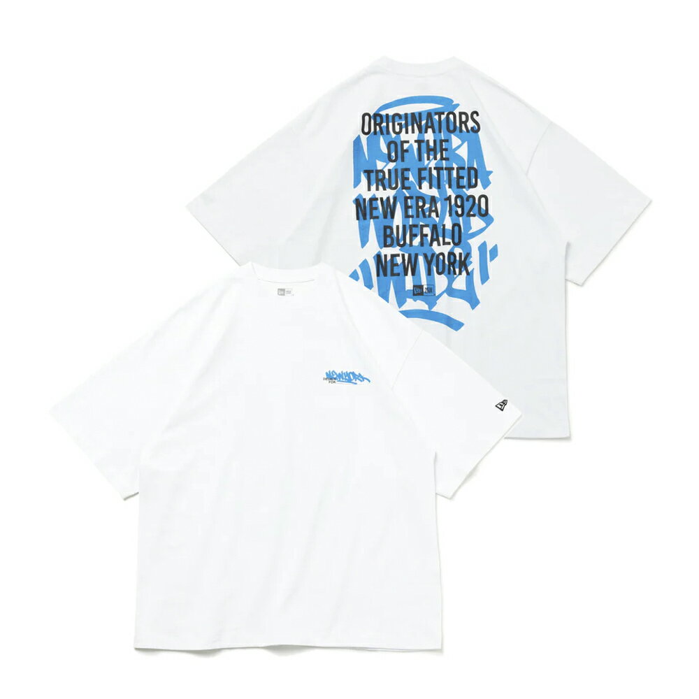 ニューエラ NEW ERA メンズトップス SS OS CT TEE GRAFFITI WHI BLU 14121861　 　フィットハウス