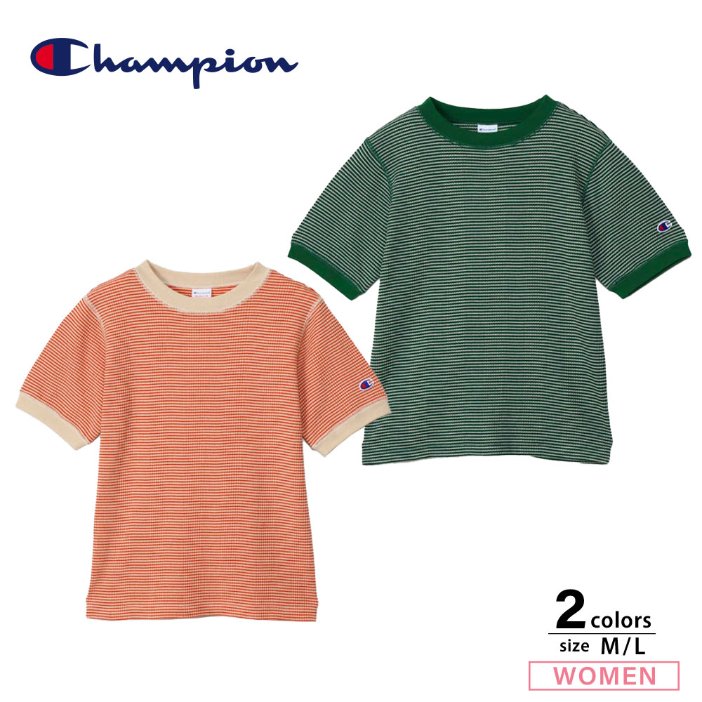 `sI champion fB[XgbvX BORDER SHORT SLEEVE T-SHIRT CW-Z322@ @tBbgnEX