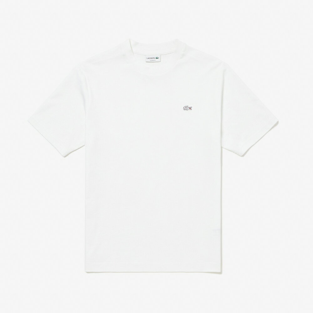 【5月18日−20日限定★クーポン配布中】ラコステ LACOSTE メンズトップス アウトラインクロッククルーネックTシャツ TH5582-99　 　フィットハウス