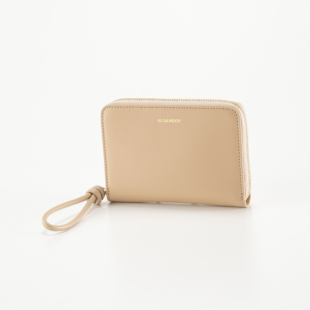 【スーパーセール期間中ポイント10倍】ジルサンダー JIL SANDER 折財布 カーフレザー ラウンド リストストラップ付 J07UI0006-P4841　　フィットハウス
