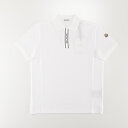 モンクレール MONCLER メンズトップス コットンピケ素材 ボタン留め エンボス加工ロゴ ポロシャツ 8A000.02.89A16 フィットハウス(4)