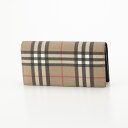 バーバリー BURBERRY ヴィンテージチェックキャンバス長財布 8016613　 　フィットハウス