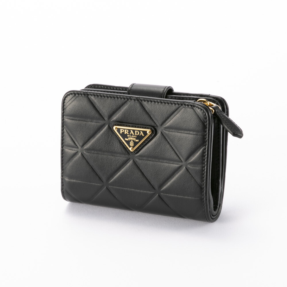 樂天商城 - プラダ PRADA SOFT CALF TRIANGOL 折り財布 1ML018 2C3W　　フィットハウス