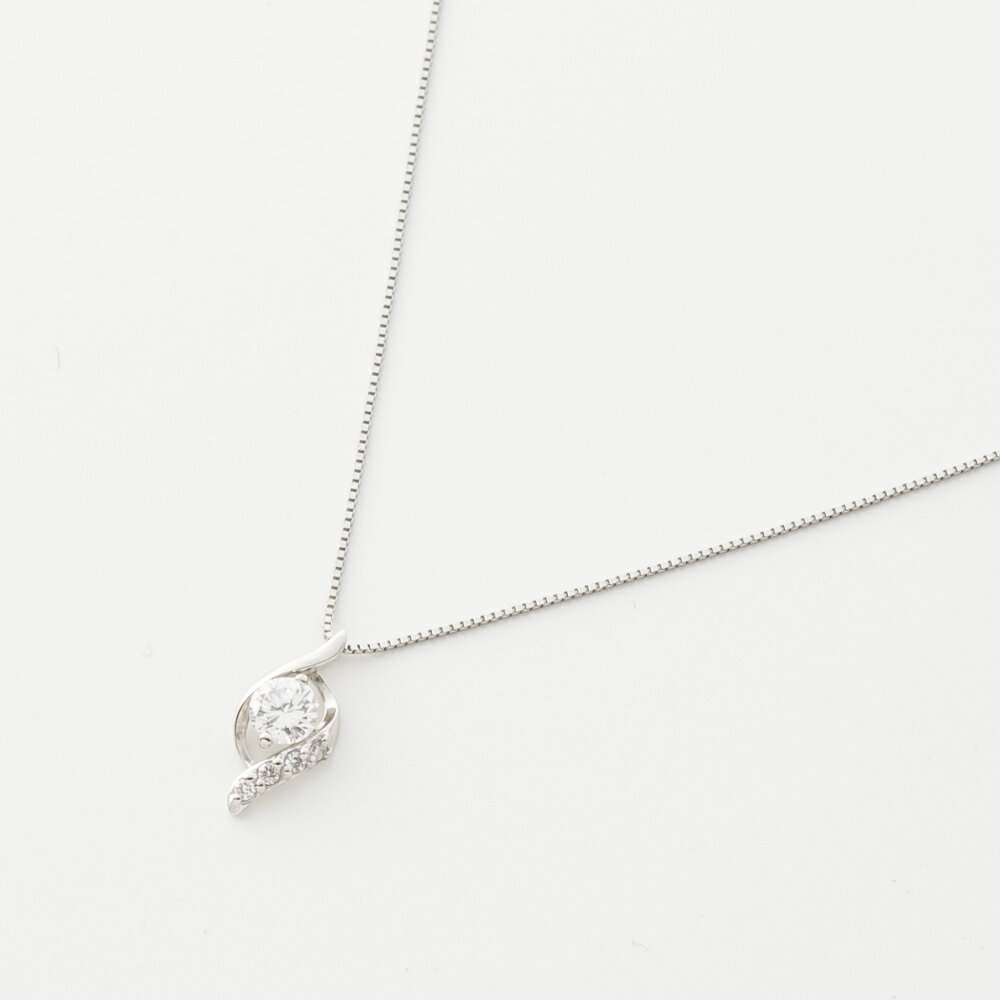 Rakuten - ジュエリー JEWELRY PT900 DカラーC0.2ctUP ネックレス TR01202BK/PT　　フィットハウス
