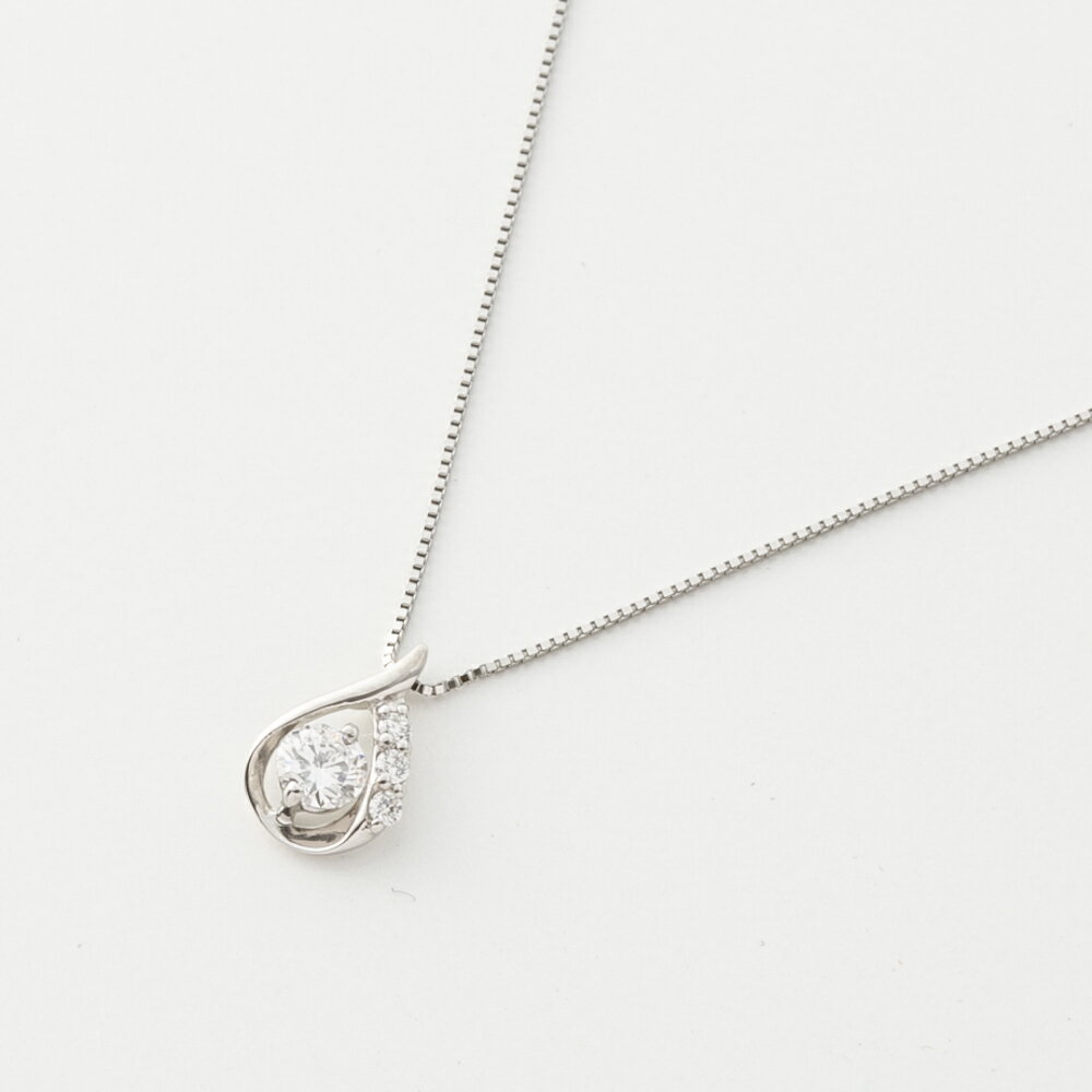 Heart - 【お買い物マラソン期間中ポイント10倍】【5のつく日限定★10％クーポン★】ジュエリー JEWELRY PT900 Dカラー ダイヤ 0.2ctUP ネックレス TR02002BK/PT　 　フィットハウス