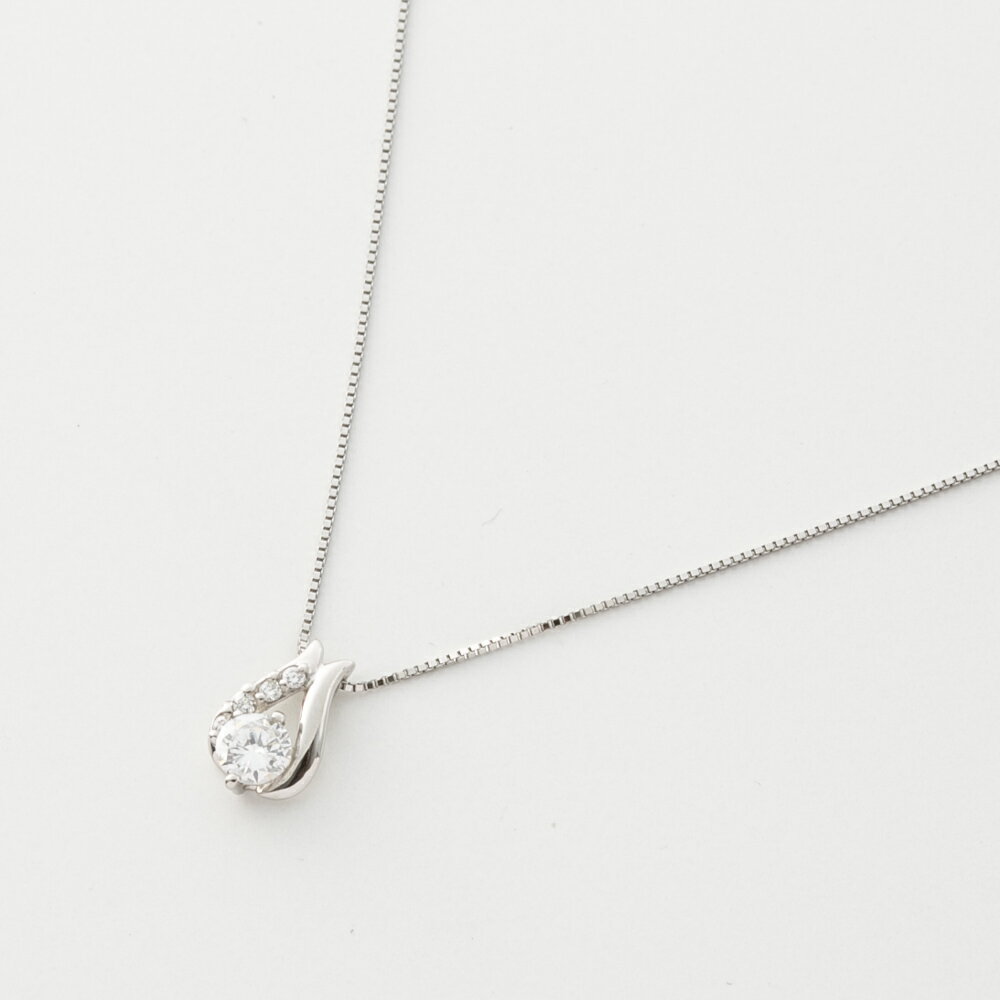 Rakuten - ジュエリー JEWELRY PT900 Dカラー ダイヤ 0.2ctUP ネックレス TR02102BK/PT　 　フィットハウス
