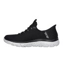 【5月1日-5月6日限定★クーポン配布中】スケッチャーズ SKECHERS メンズスニーカー SUMMITS サミッツ スリップインズ BKGY 232962W...