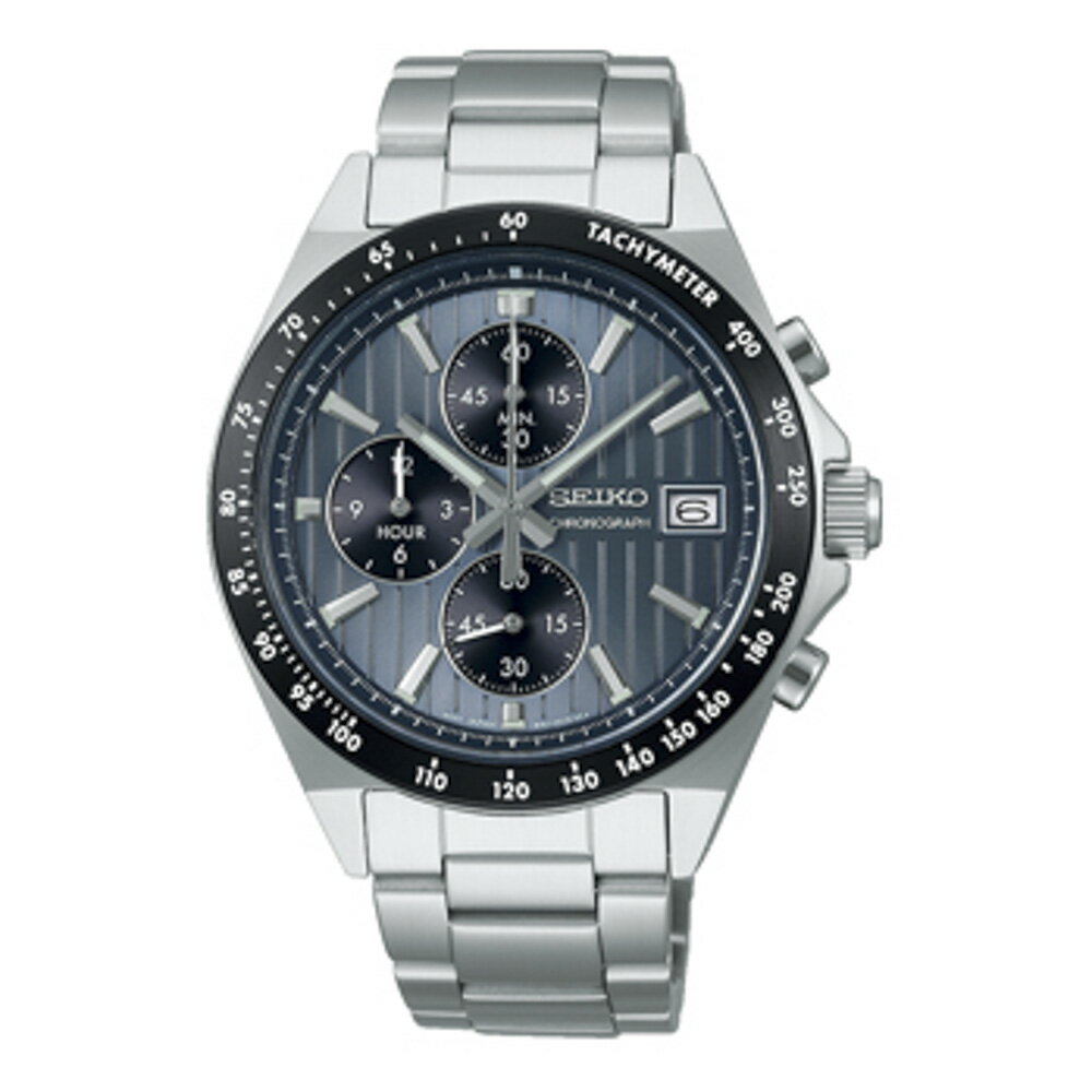 【お買い物マラソン期間中ポイント10倍】セイコー SEIKO 腕時計 ラウンド クロノグラフ ステンレスベルト Mウォッチ SBTR041 フィットハウス