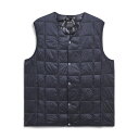 タイオン TAION メンズトップス V NECK BUTTON DOWN VEST TAION-001 フィットハウス