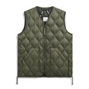 【6月14日-6月15日限定★クーポン配布中】タイオン TAION メンズトップス MILITARY ZIP V NECK W ZIP DOWN VEST (SOFT SHELL) TAION?001ALSZML-1 フィットハウス(4)