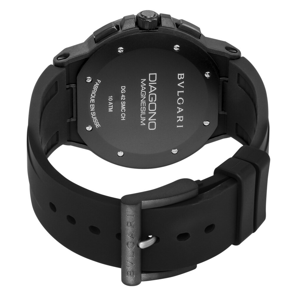 【8月1日-8月3日限定★クーポン配布中】ブルガリ BVLGARI 腕時計 ディアゴノ マグネシウム クロノ 42ミリ ラバー Mウォッチ I#DG42BSMCVDCH　　フィットハウス