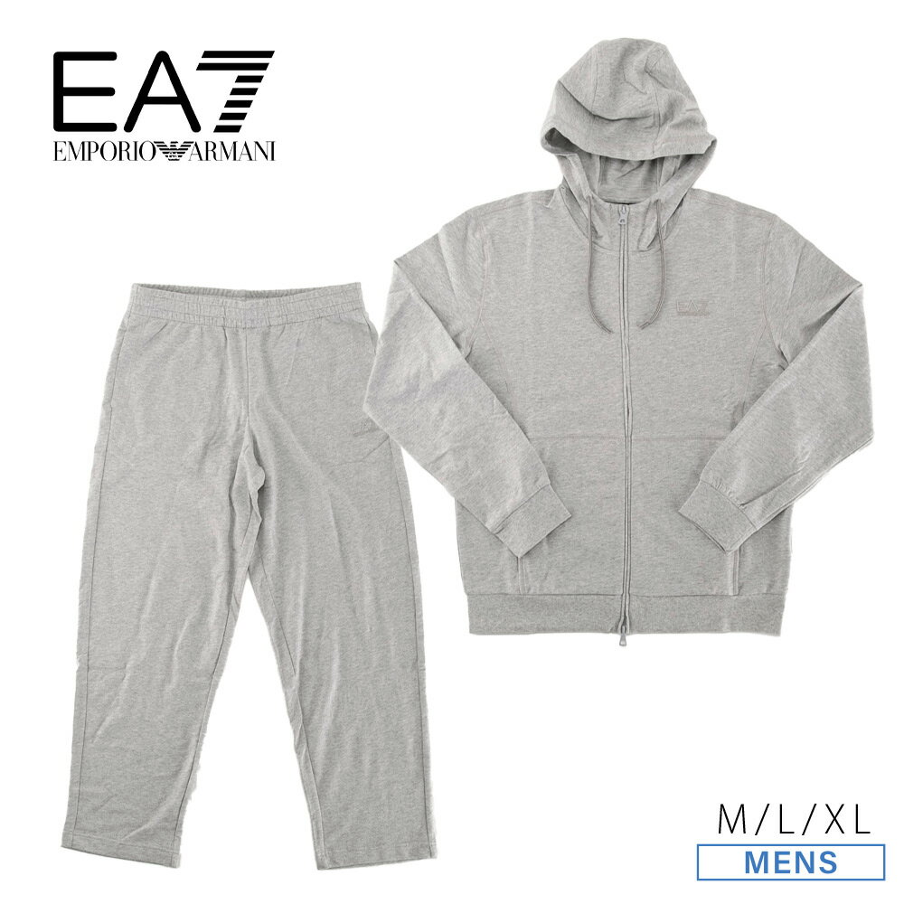 【ブラックフライデー期間中ポイント10倍】イーエーセブン EA7 メンズ スウェット セットアップ 7M000236/AF13512 フィットハウス