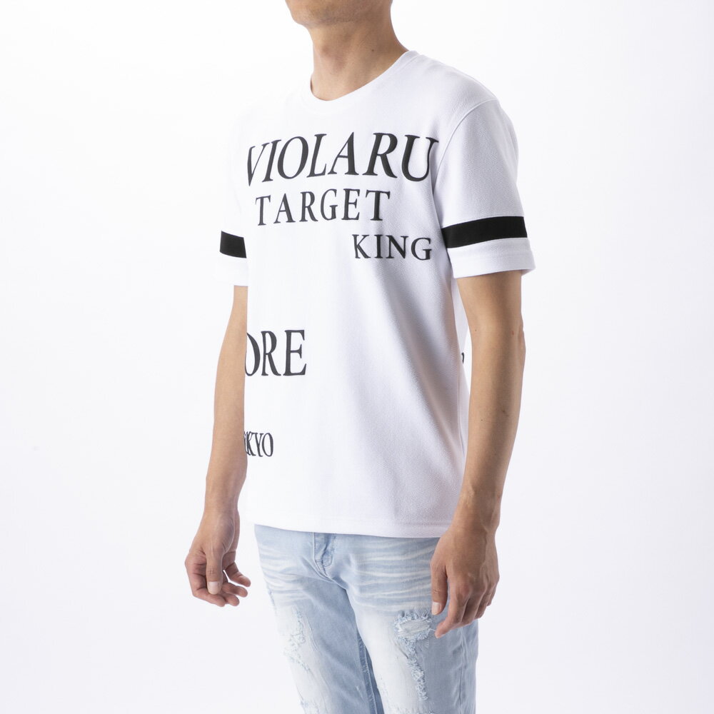 【スーパーセール6月4日-11日限定★クーポン配布中】ヴィオラ VIOLA メンズトップス 袖切替ライン Tシャツ Y52323-3-1 フィットハウス