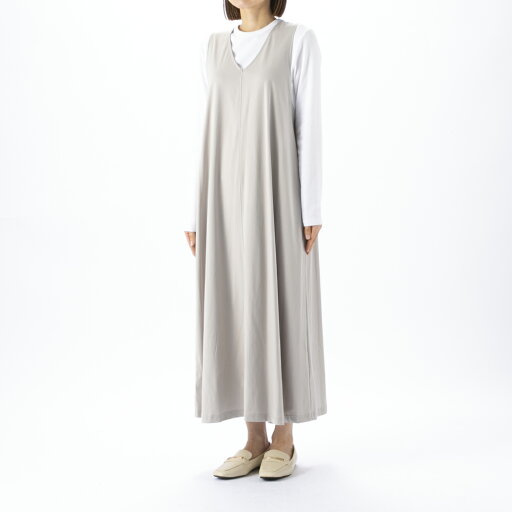 【5月17日-5月18日限定★クーポン配布中】ノアジェ NOA-GE シルケットスムース ジャンパースカート 121-5317-6487/75 フィットハウス 【5月17日-5月18日限定★クーポン配布中】ノアジェ NOA-GE シルケットスムース ジャンパースカート 121-5317-6487/75 フィットハウス