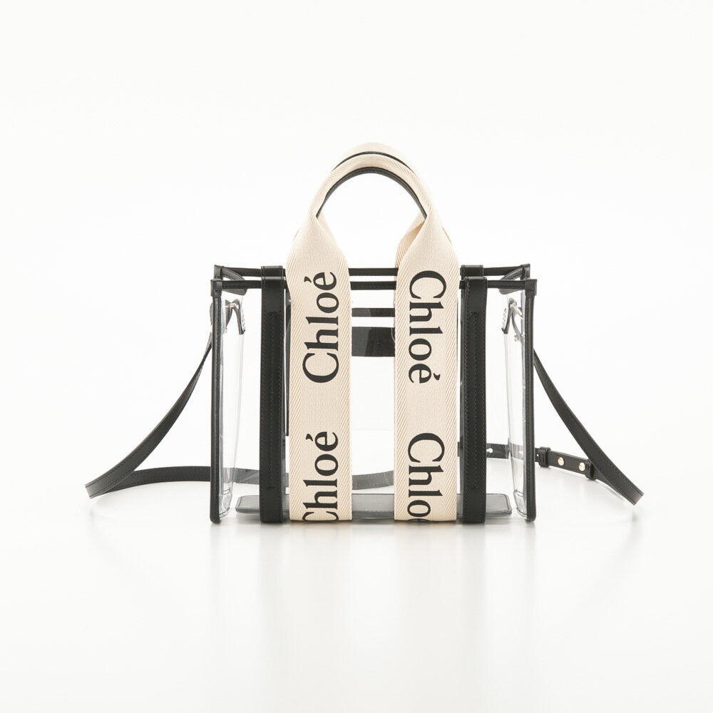 【ワンダフルデー限定★10％クーポン★】クロエ chloe WOODY ウッディ スモール ジェリー&レザートートバッグ 25US397 P65 フィットハウス