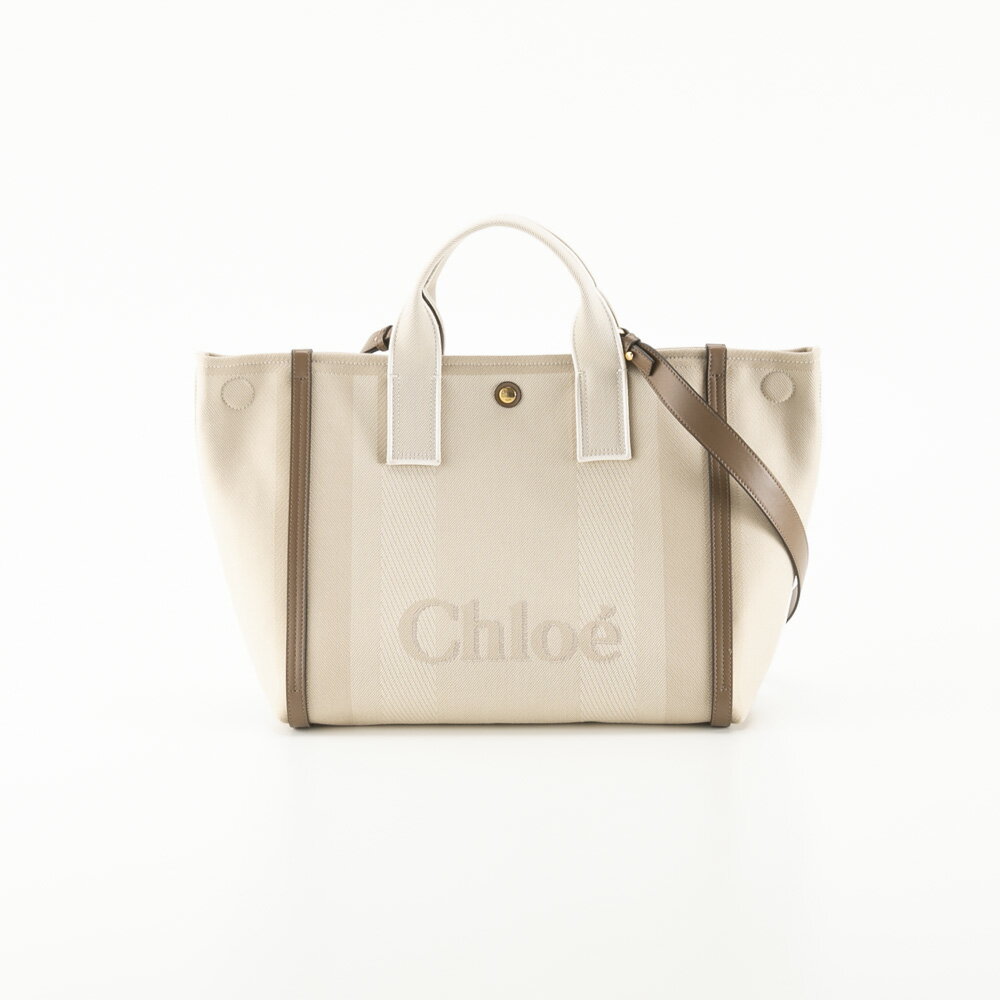 【お買い物マラソン期間中ポイント10倍】クロエ chloe CARRY キャンバストートバッグ 25SS910 O65 フィットハウス