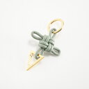 ★スーパーセール期間中最大10%OFFクーポン配布中+5倍ポイント★ボッテガヴェネタ BOTTEGA VENETA トライアングルレザーキーリング 619100V0050 フィットハウス
