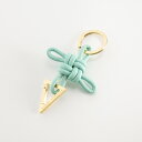 ★スーパーセール期間中最大10%OFFクーポン配布中+5倍ポイント★ボッテガヴェネタ BOTTEGA VENETA トライアングルレザーキーリング 619100V0050 フィットハウス