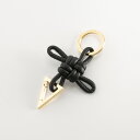 ★スーパーセール期間中最大10%OFFクーポン配布中+5倍ポイント★ボッテガヴェネタ BOTTEGA VENETA トライアングルレザーキーリング 619100V0050 フィットハウス
