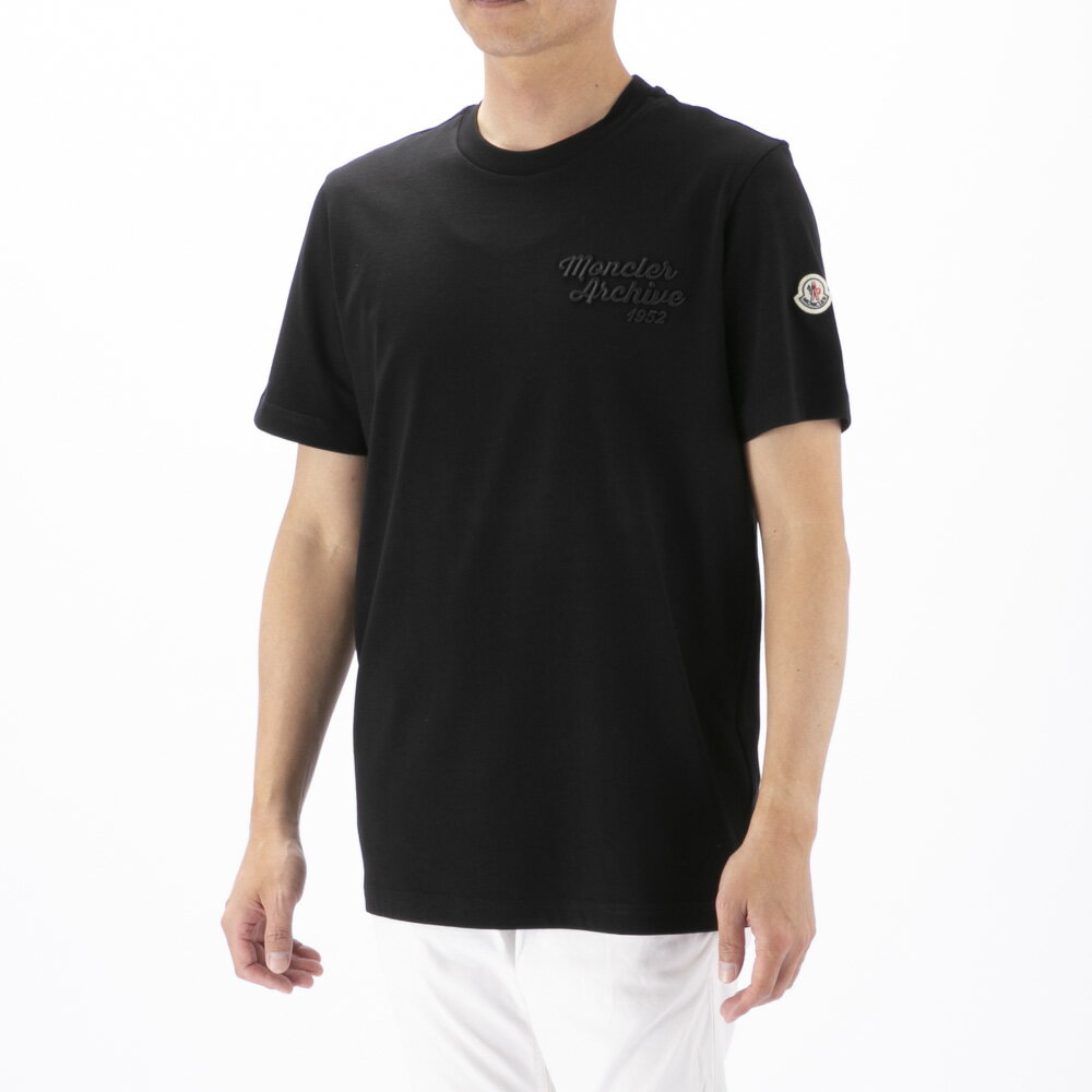 Moncler♦ メンズ トップス Tシャツ ブラック 楽天市場】モンクレール tシャツ(柄刺繍)(Tシャツ