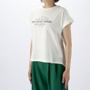 バントロア vingtrois レディーストップス ドライタッチコットン 英文ロゴTシャツ 980-23157 フィットハウス(4)